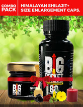 Combo Pack - Himalayan Shilajit+Men’s Size Enlargement Capsules