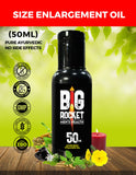 Men's Size Enlargement Ayurvedic Oil (साइज बढ़ाने का तेल) Oil for Longer Stronger & Harder (50ml)  ⭐HotSeller