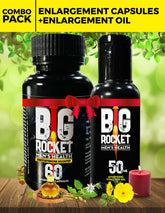 Combo Pack - Men’s Size Enlargement (साइज बढ़ाने की दवा + तेल) Pure Ayurvedic with No Side Effects | 💰Big Saving
