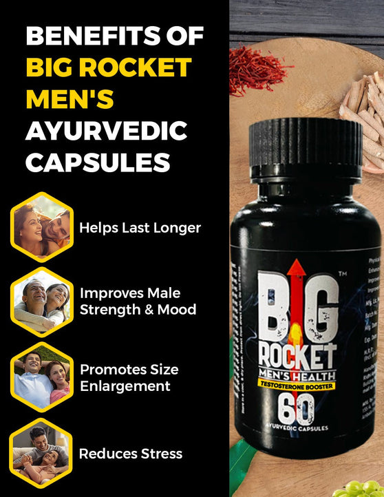Combo Pack of Size Enlargement - Pure Himalayan Shilajit+Men’s Size Enlargement Capsules+Enlargement Oil