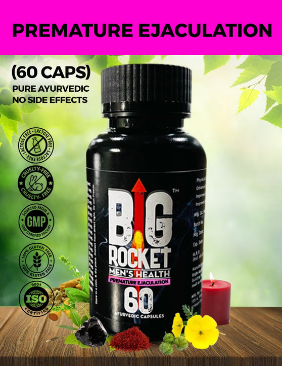 BigRocket Men's Health Kit (Pack of 4) Pure Ayurvedic with No Side Effects |  ✔️ Best Saving Deal