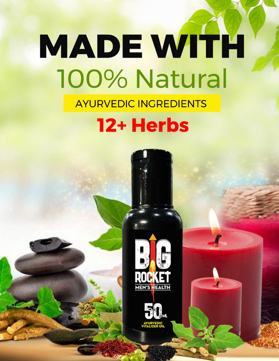 Combo Pack - Premature Ejaculation's (शीघ्रपतन के इलाज की दवा + तेल) Pure Ayurvedic with No Side Effects