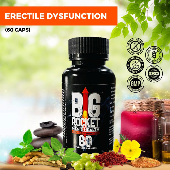 Erectile Dysfunction (नपुंसकता के इलाज की दवा) Ayurvedic Capsules with Zero Side Effects (60 Caps) ⭐Useful