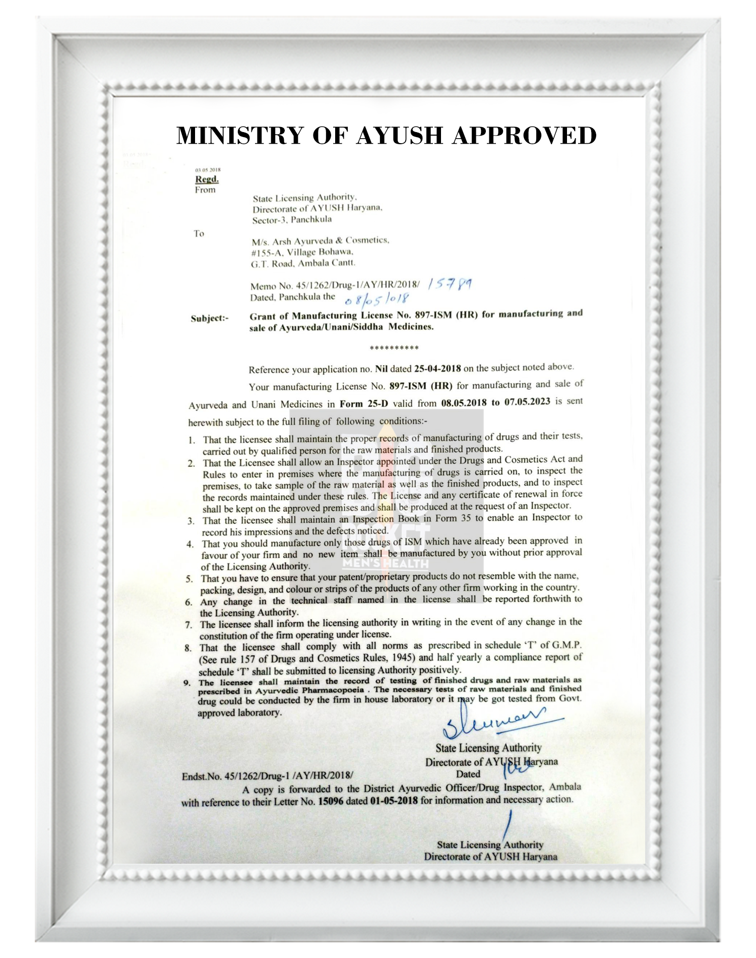 govt approved certificate size enlargement capsule